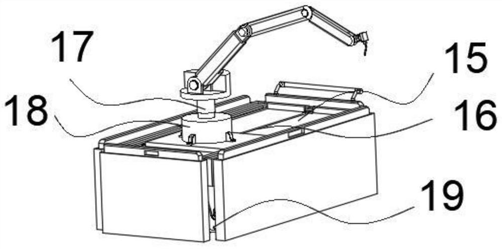 Wheel-type rotatable precision machining welding robot
