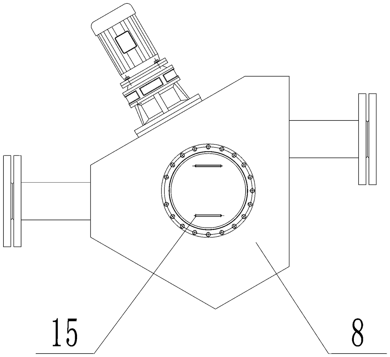 Ruminant type straw anaerobic fermentation system and fermentation method