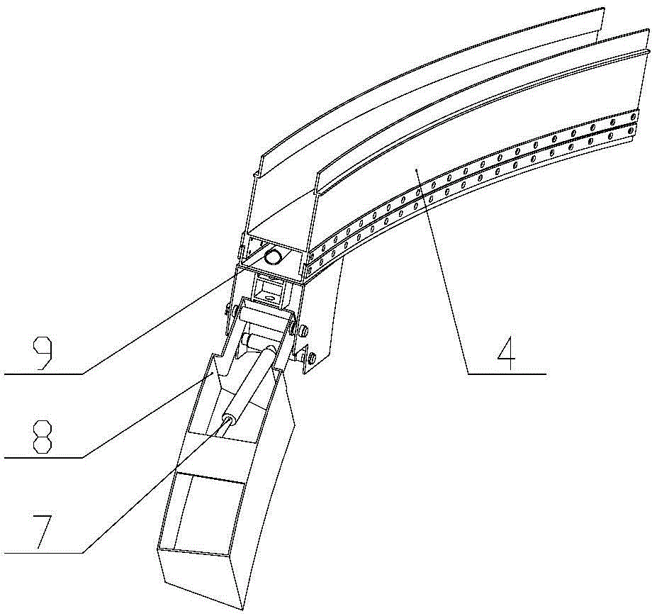 Chain type cutter assembly structure