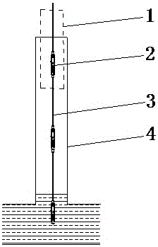 Mine combined type water draining and contamination draining system and method