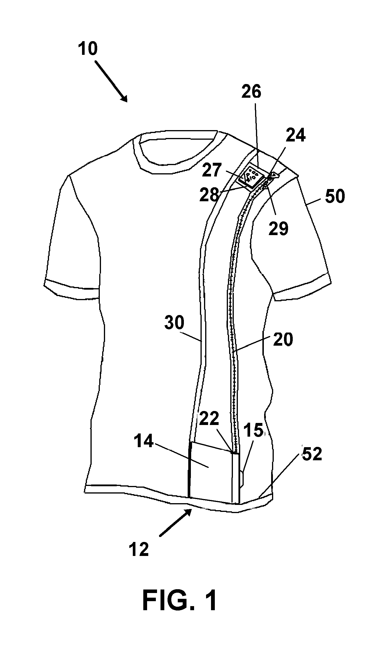 T-shirt Pocket for Touch Screen Mobile Devices