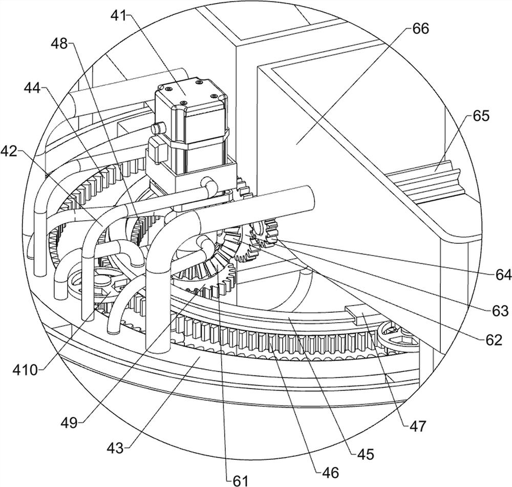 Automatic concrete feeding and stirring device