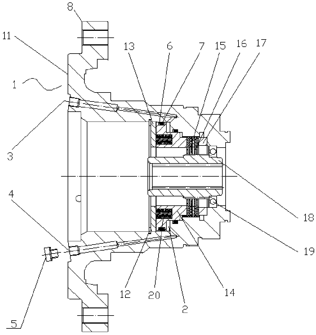 Wet-type parking brake and engineering machinery