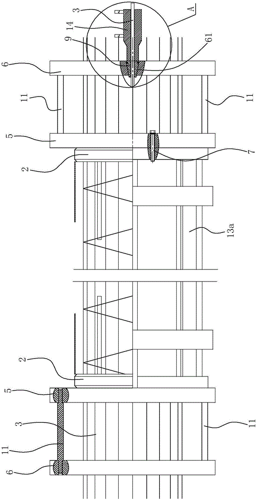 A self-anchored steel strand pretensioned centrifugal concrete pile and its manufacturing method