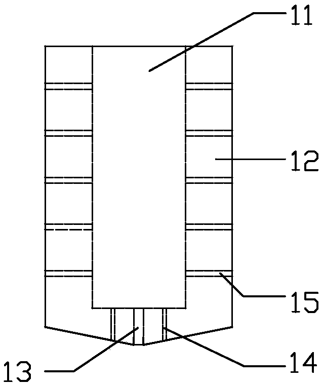 Combined hanging type underwood planting structure and method for dendrobium officinale Kimura et Migo