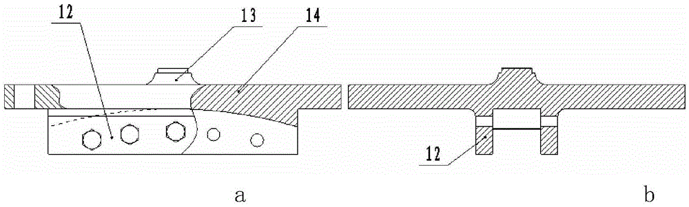 A loading device for a bearing testing machine