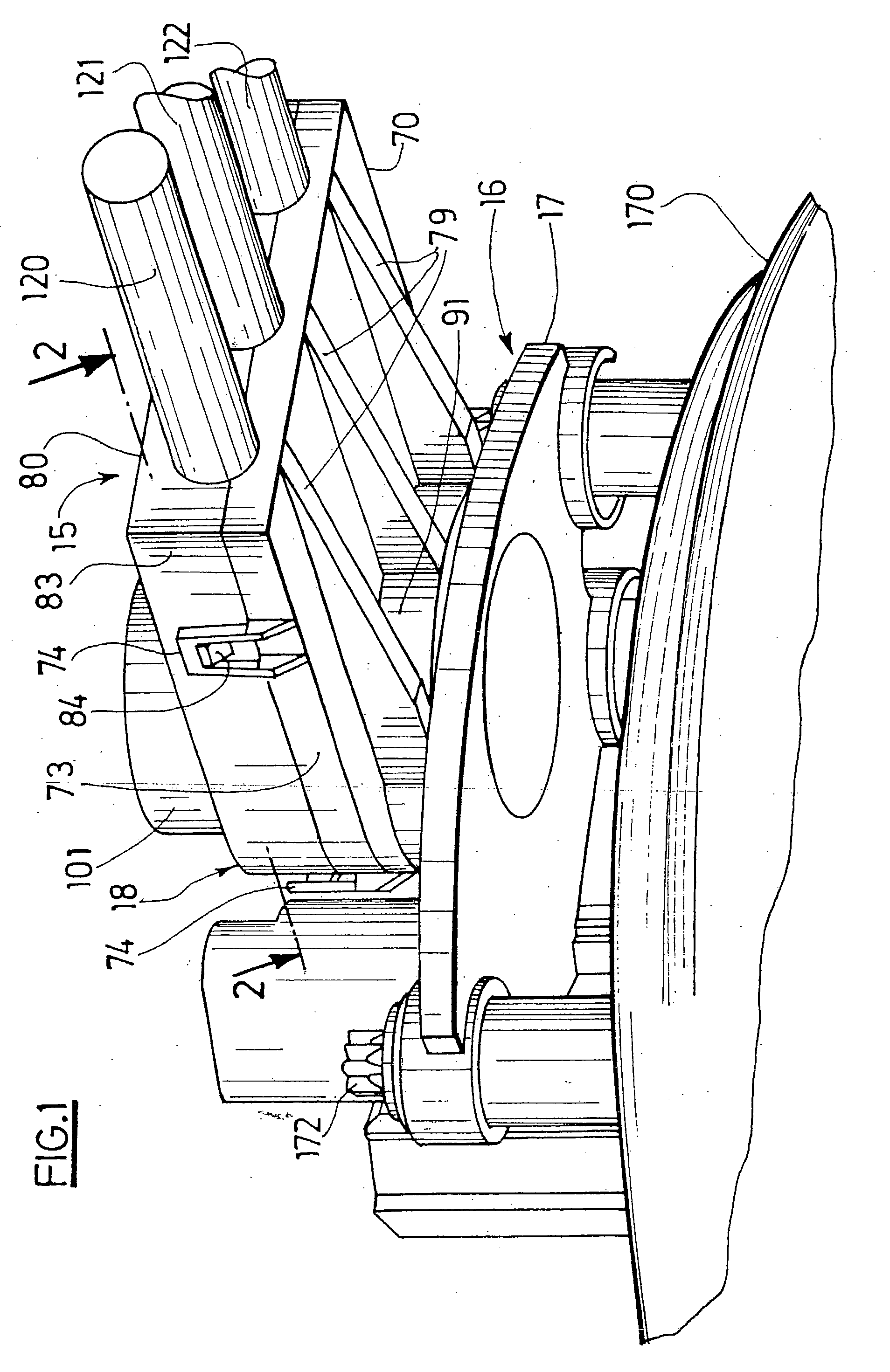 Multicontact electrical connector and rotating electrical machine bearing same