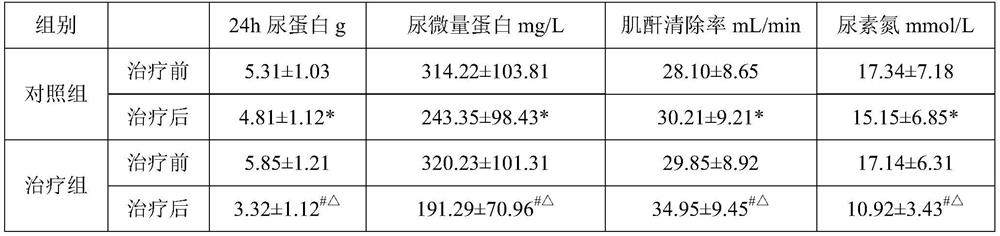 A traditional Chinese medicine composition for treating diabetic nephropathy and its preparation method