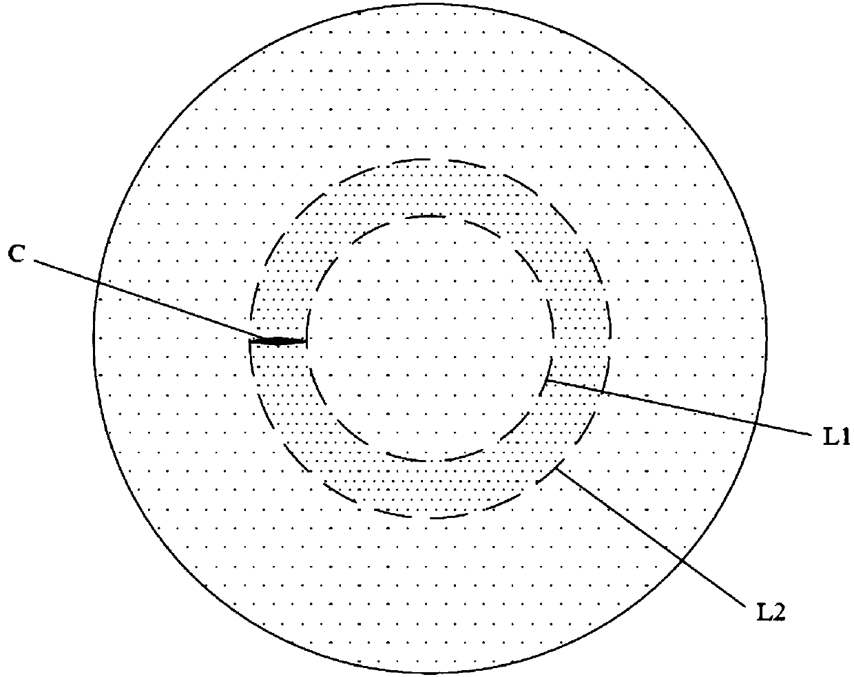 Digital online measurement method for improving measurement accuracy of hole expansion ratio