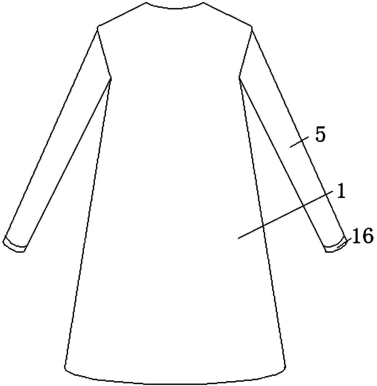Medical garment for after-delivery lactation
