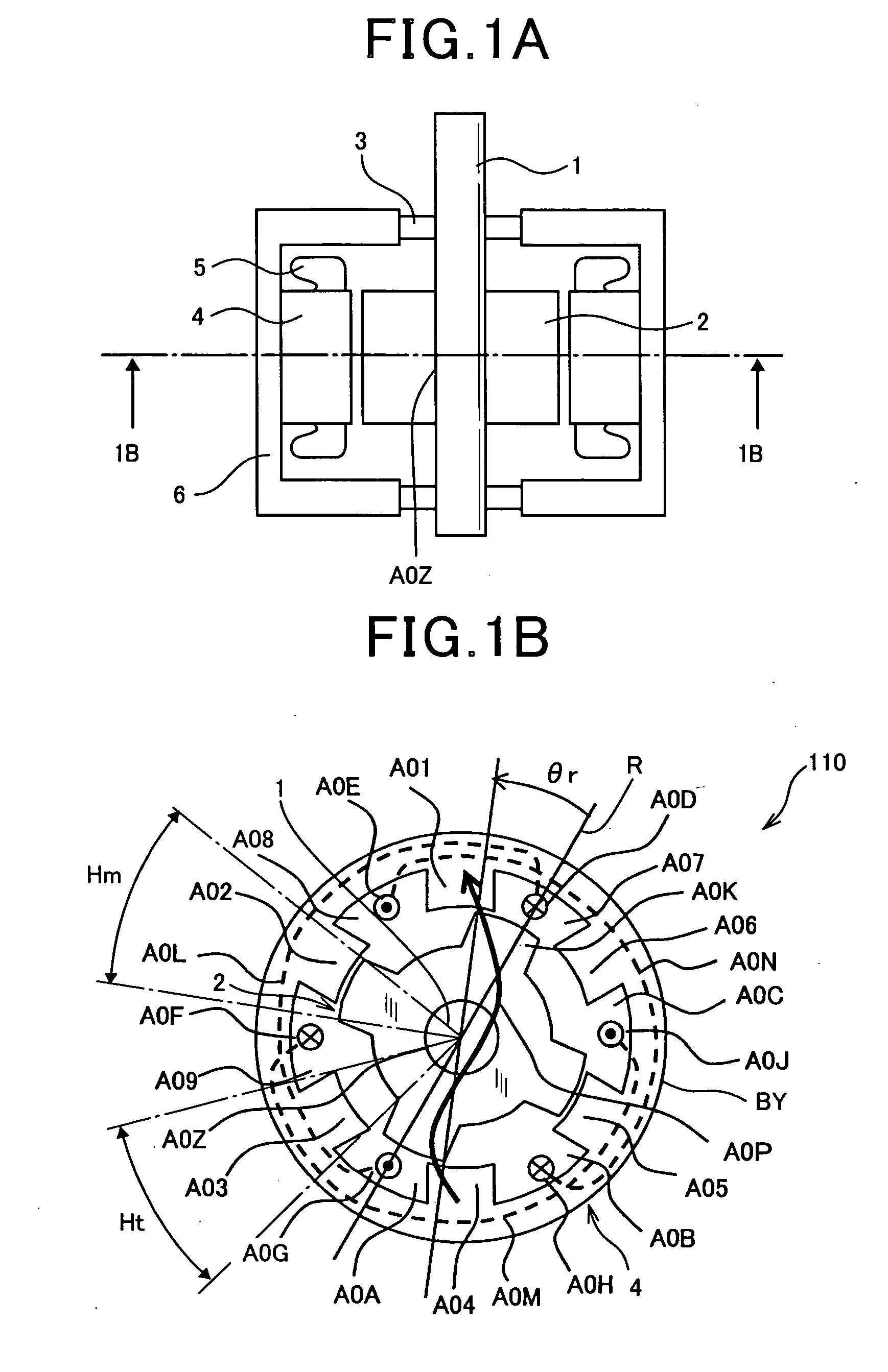 Reluctance motor with improved stator structure