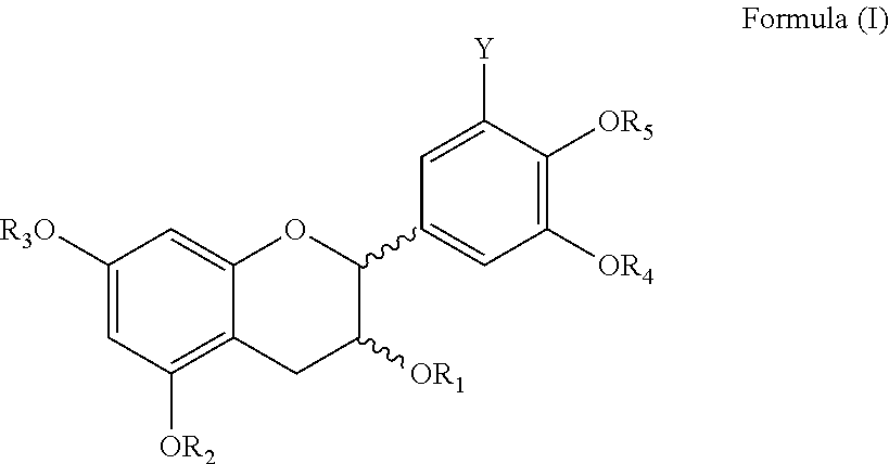 Process for synthesis of polyphenols