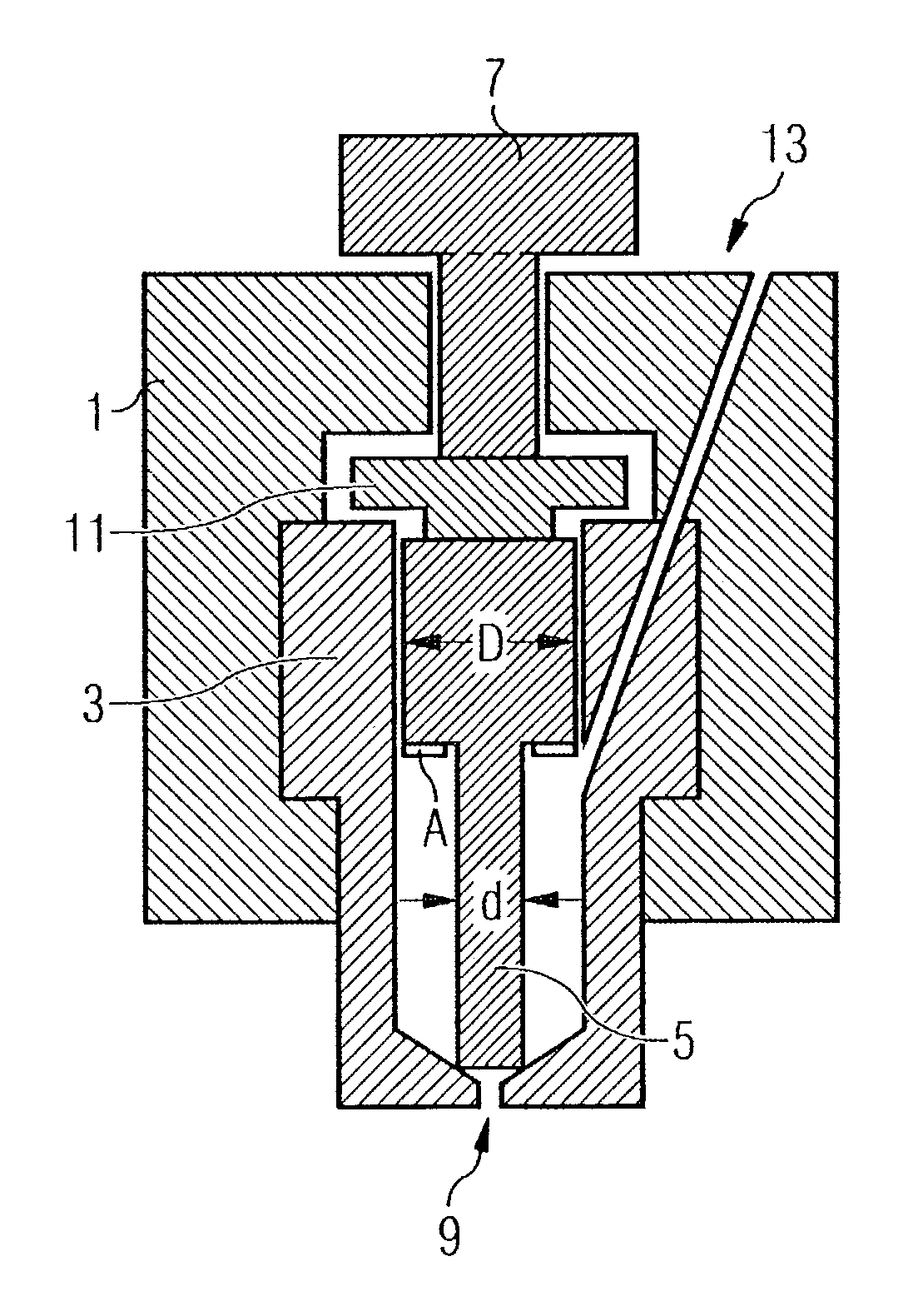 Method for setting the nozzle opening pressure for an injection nozzle and arrangement for carrying out the method