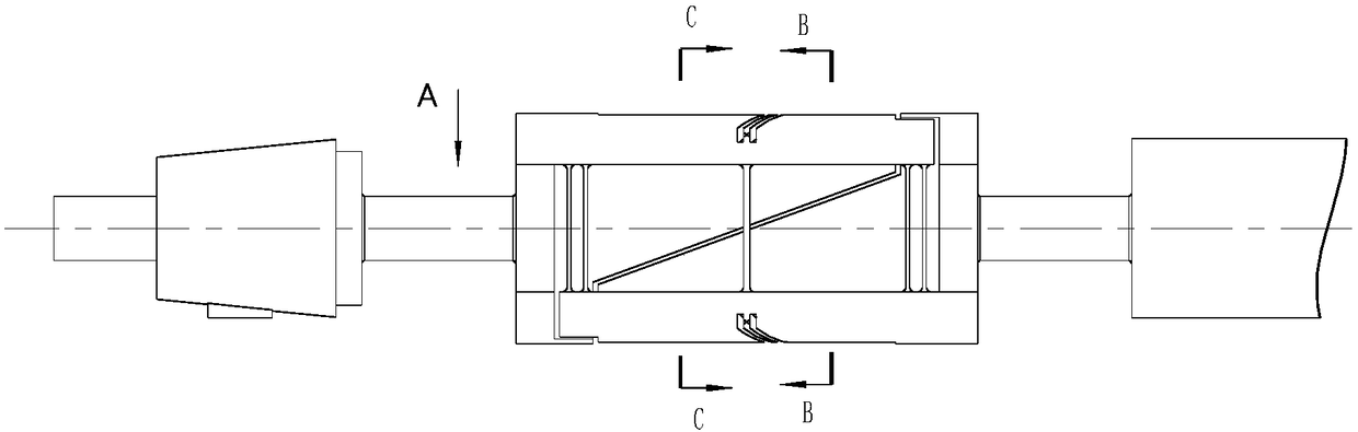 Installation method of optical fiber aerodynamic force measuring balance and optical fiber strain gauge