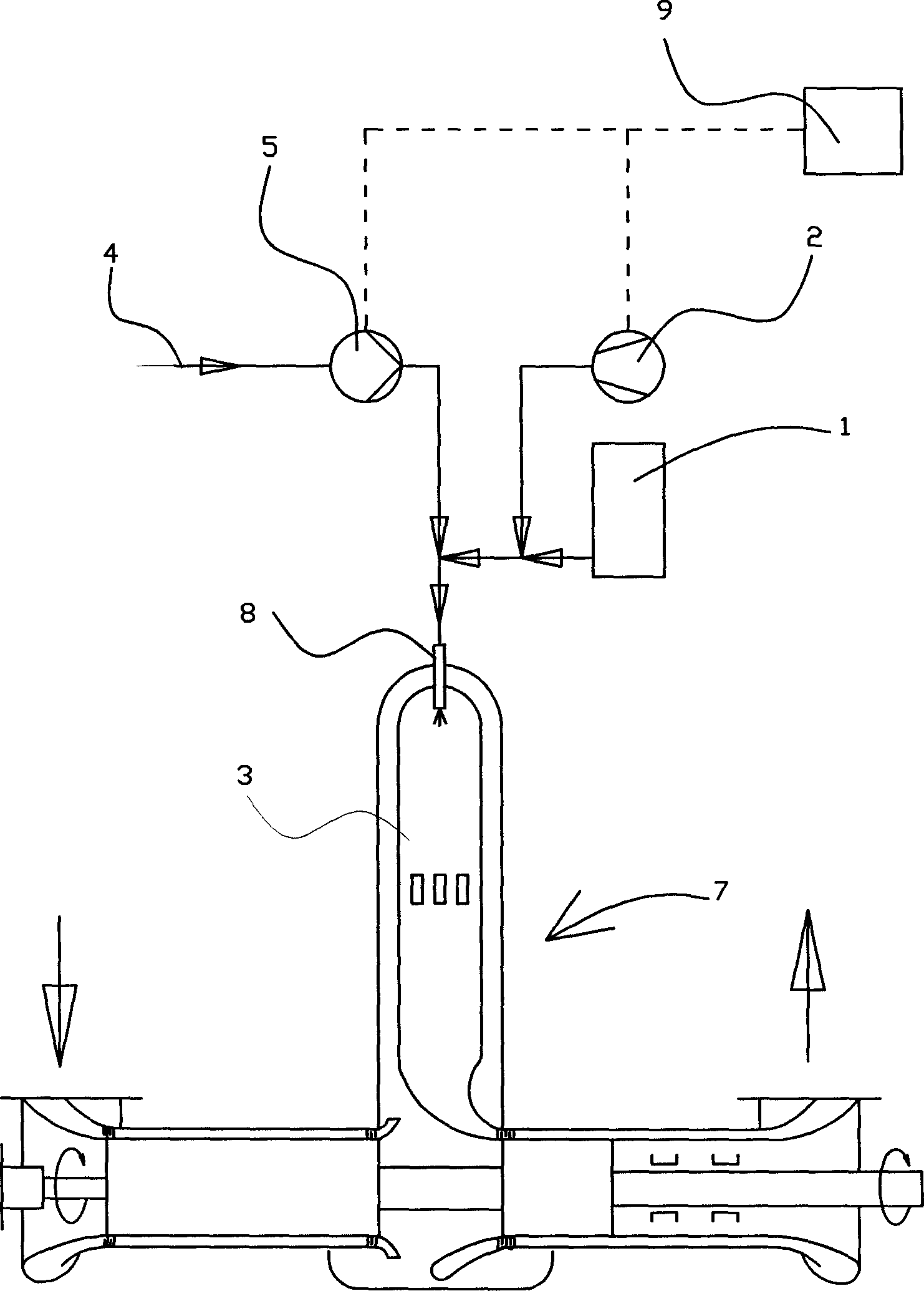 Energy saver assistant with water combustion for combustion tool or gas power set