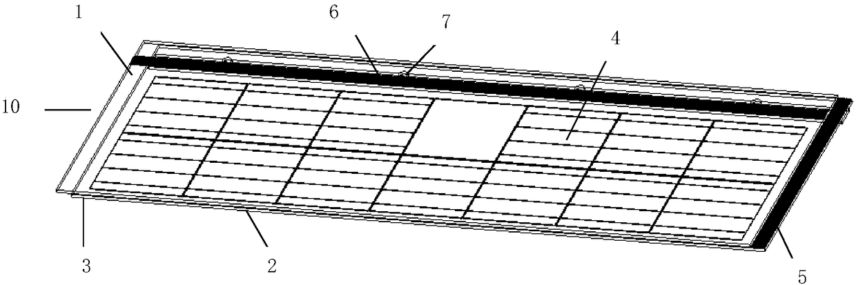 Solar plane tile, solar roof structure and mounting method of solar roof structure