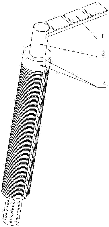 An air purifier installed on an ordinary street light pole