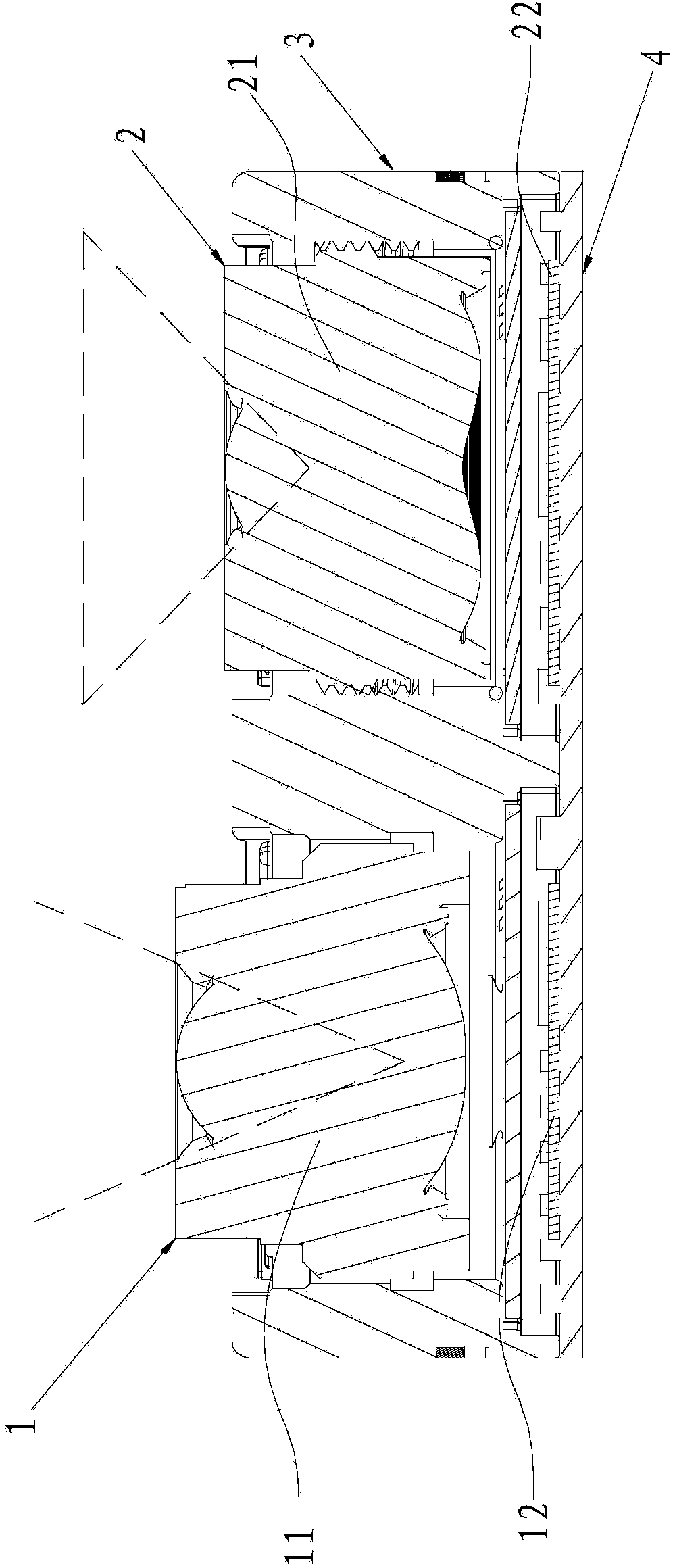 Camera device and mobile terminal with camera device