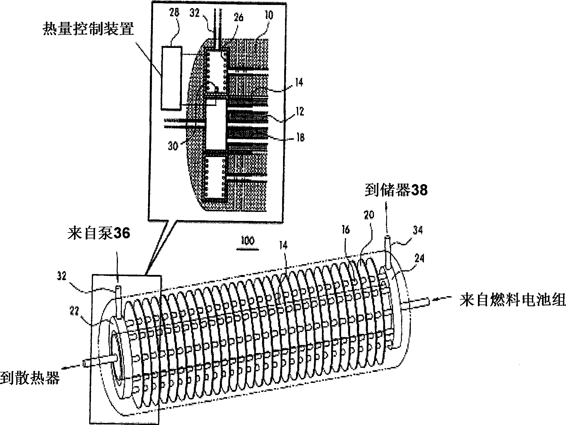 Hydrogen storage system for fuel cell vehicle