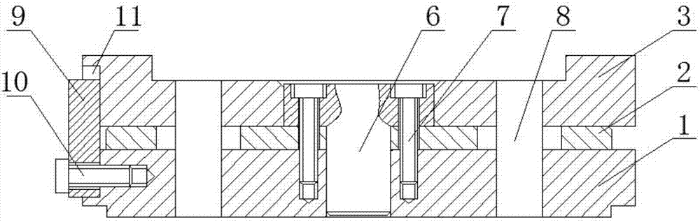 Machining fixture of irregularly-shaped straight slot and machining method