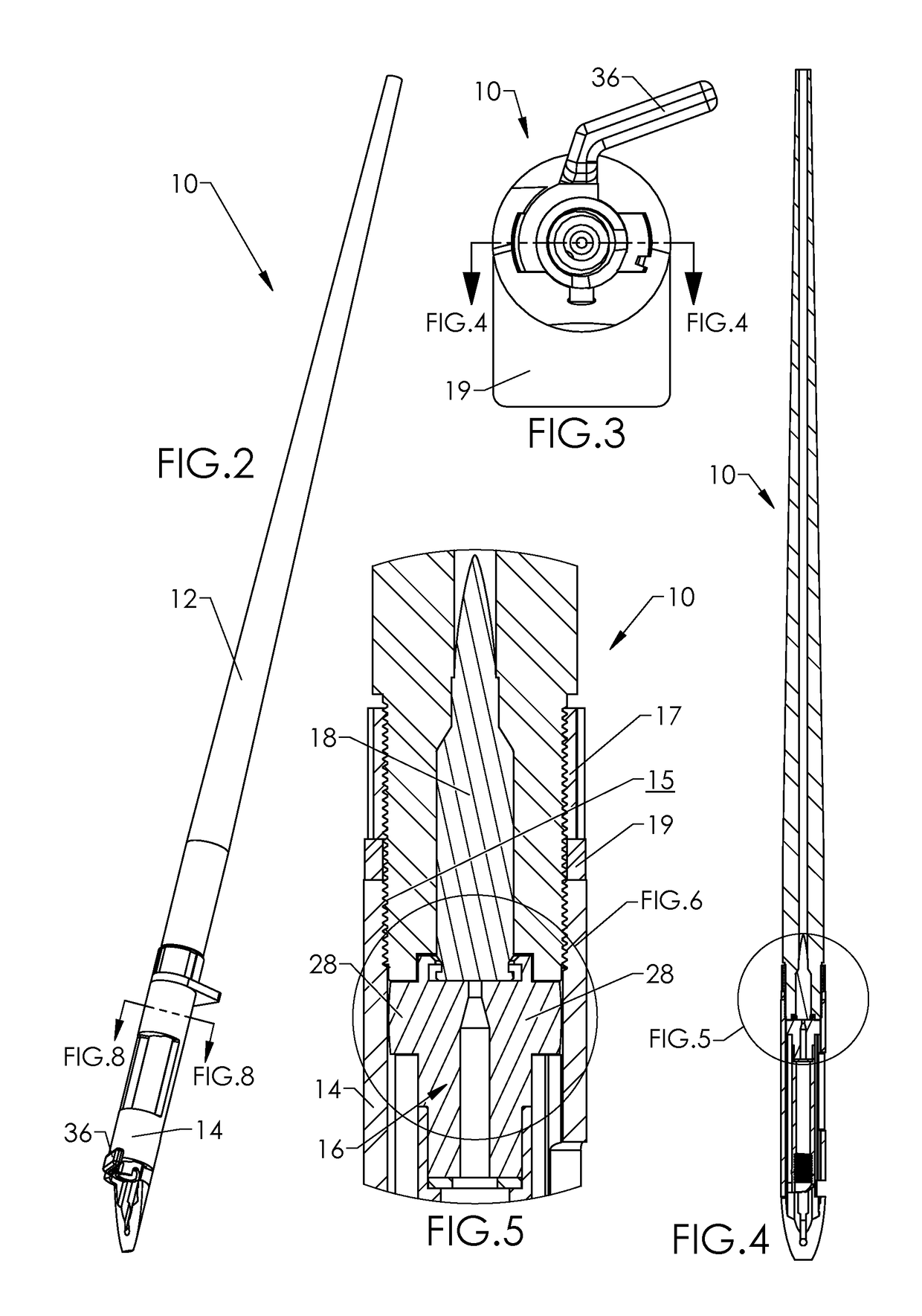 Firearm with locking lug bolt, and components thereof, for accurate field shooting