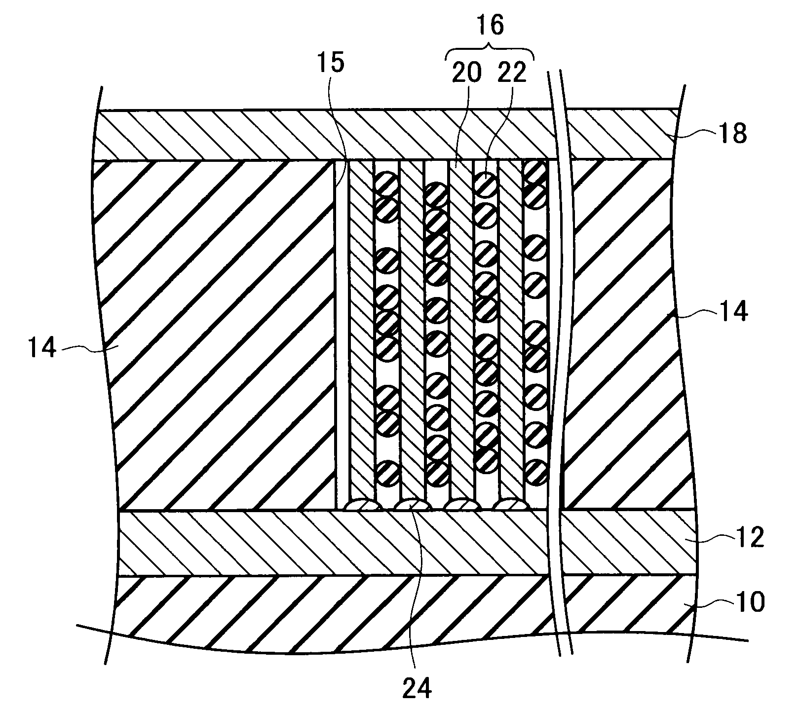 Interconnection, electronic device and method for manufacturing an electronic device