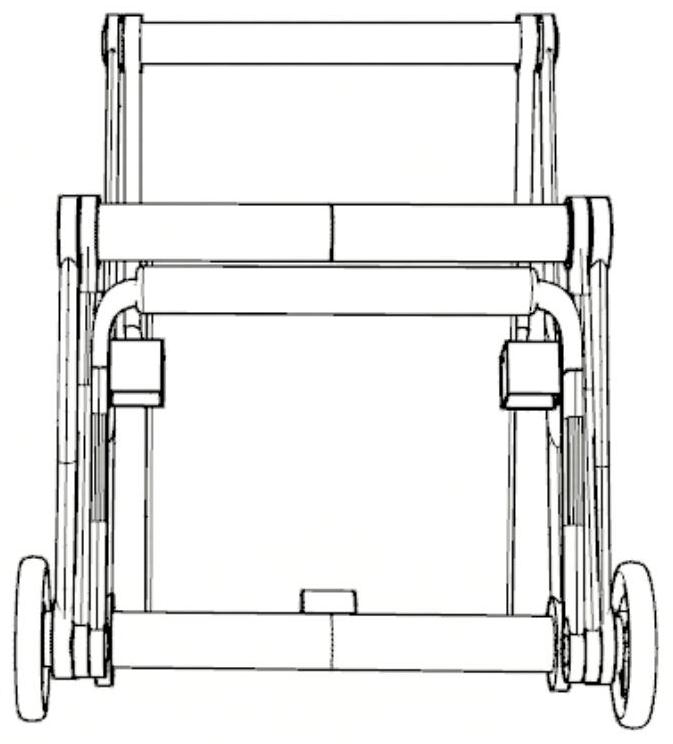 Special portable frame for automobile safety seat
