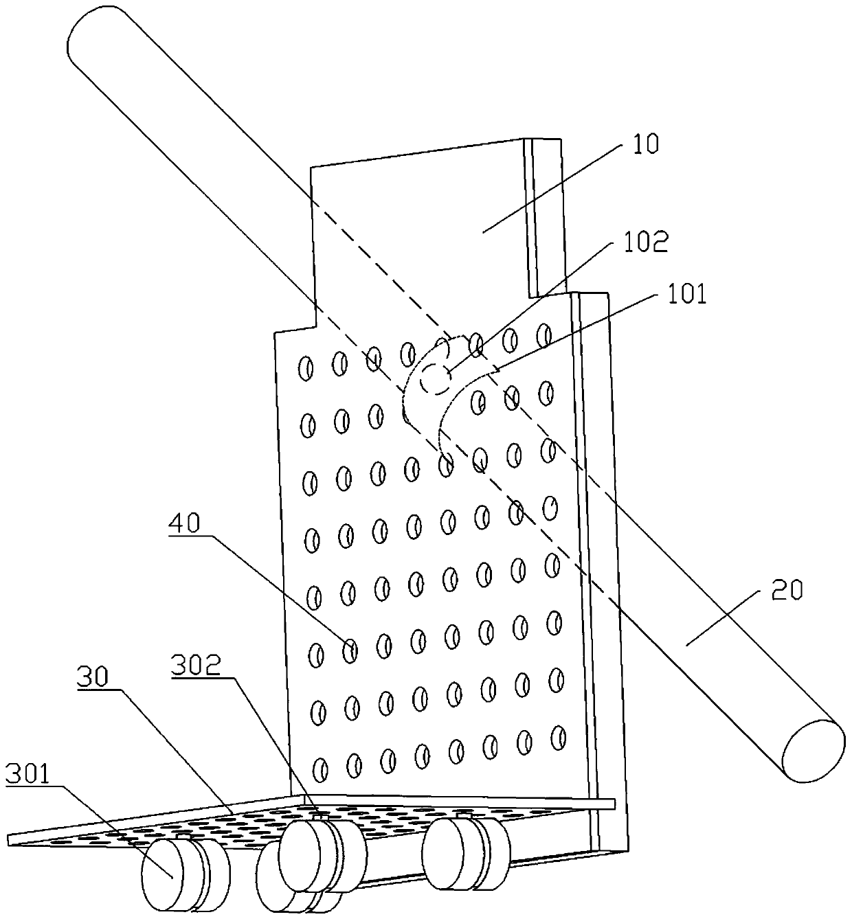 Rail traffic electromechanical transporting device