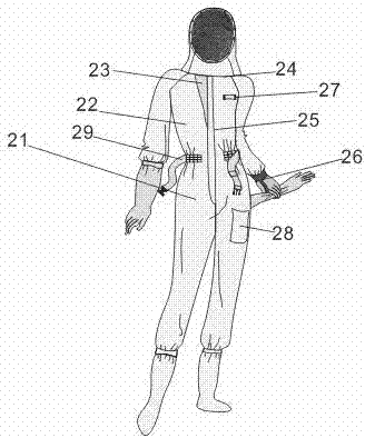 Ventilating anti-puncturing type anti-bee coat for firefighter