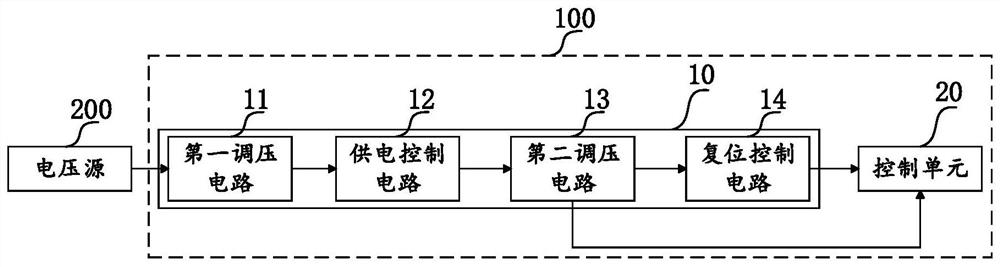 Power-down protection circuit and integrated chip