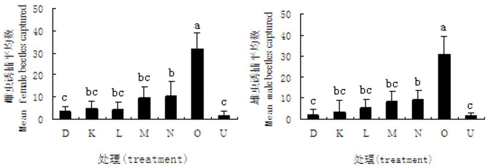 Components and formula of attractant of tomicus minor hartig