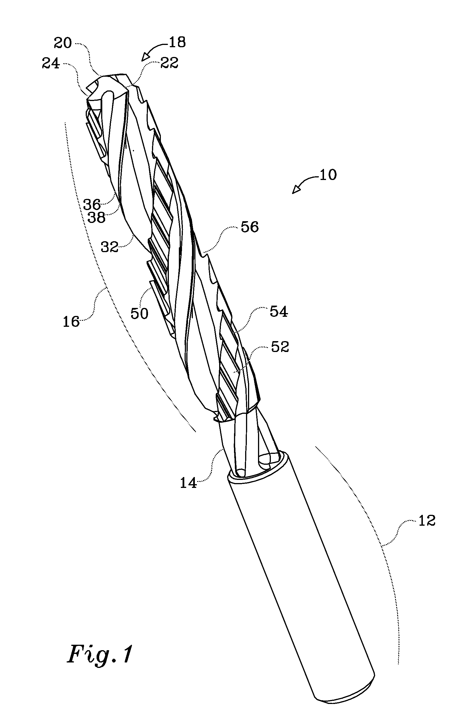 Combined drill and reamer tool