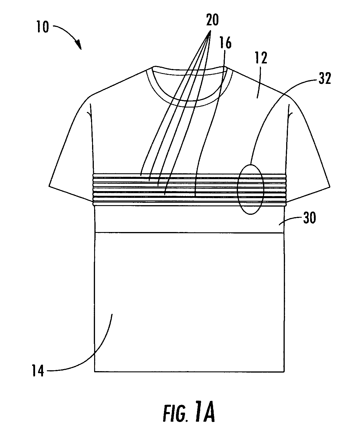 Physiological monitoring garment