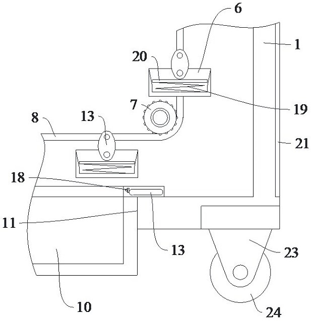 Industrial instrument conveying and storing device