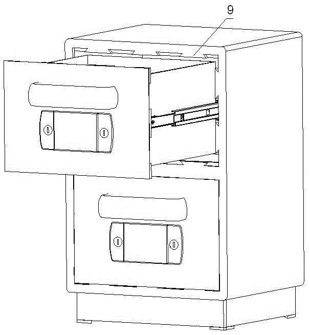Drawer type safe box