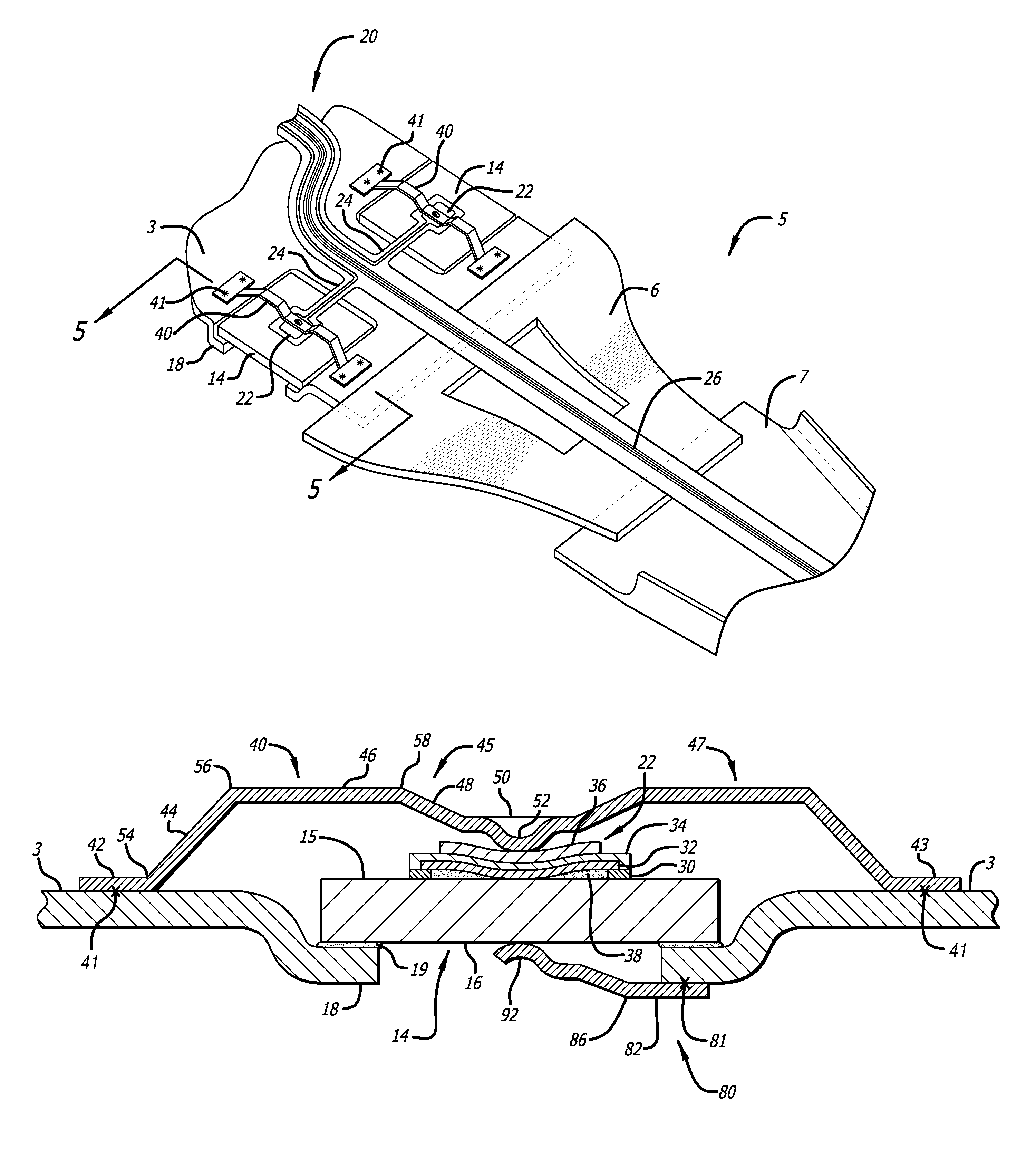 Electrical connections to a microactuator in a hard disk drive suspension