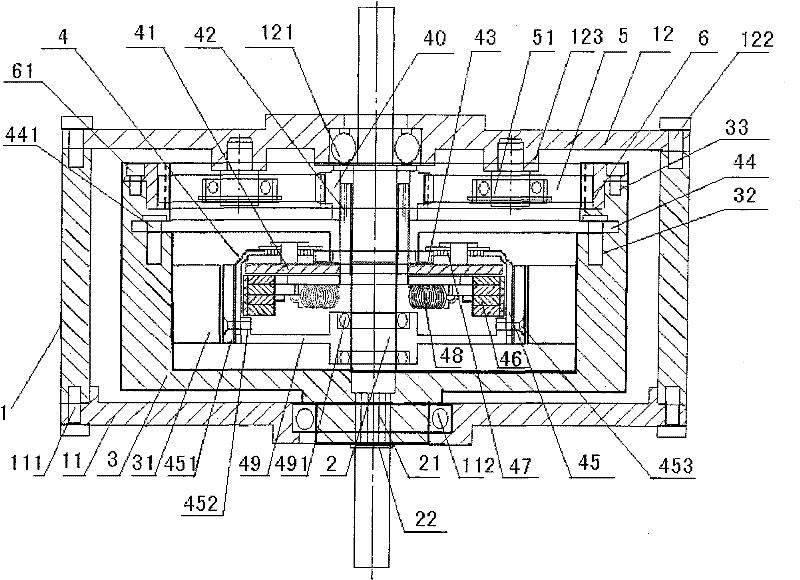 Automatic transmission hub motor driving mechanism for electric vehicle