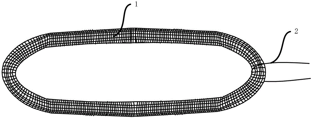 Integral annular suspension artificial ligament