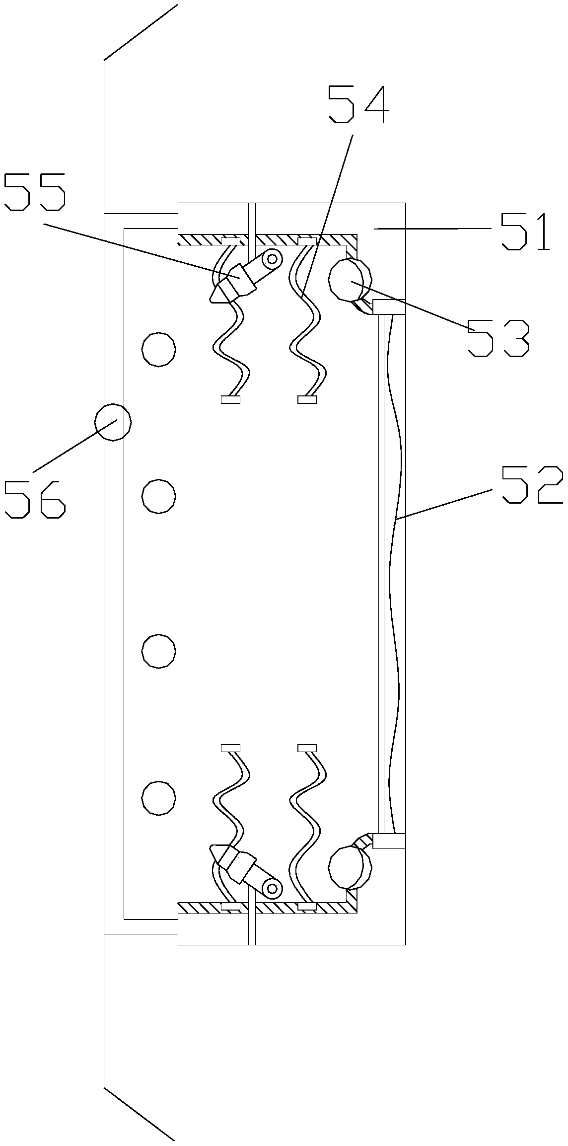 Air conditioner air outlet device capable of preventing condensation and dust accumulation by utilizing turbulent flow