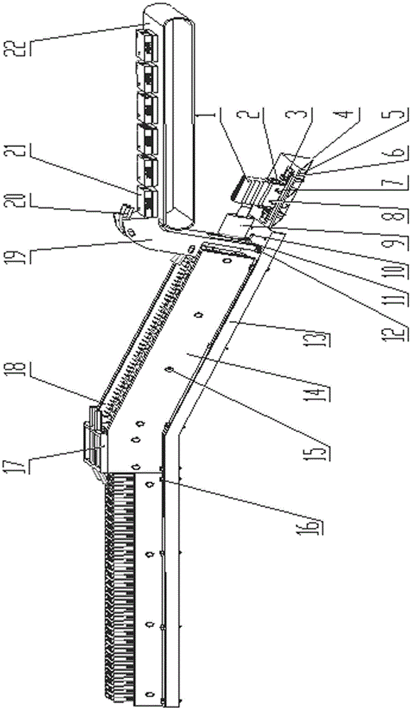 An automatic turning and conveying device for small cigarette packs