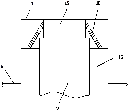 Wire cable fixing structure of electric power dispatching system