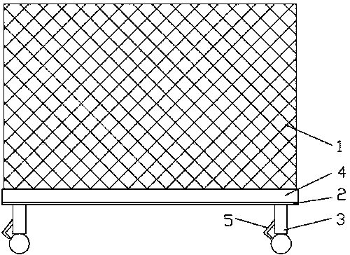 Pet cage capable of sliding