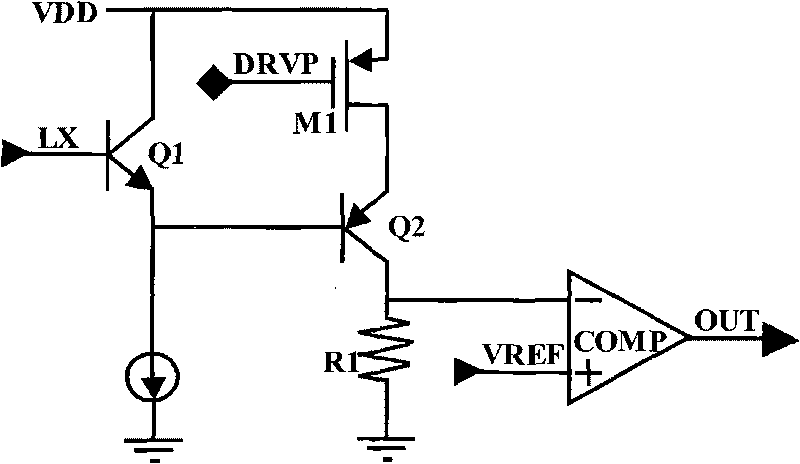 Image current detecting circuit