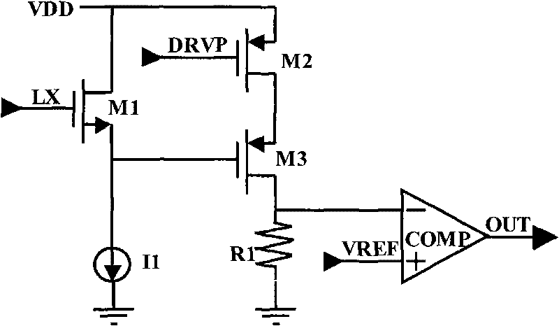 Image current detecting circuit