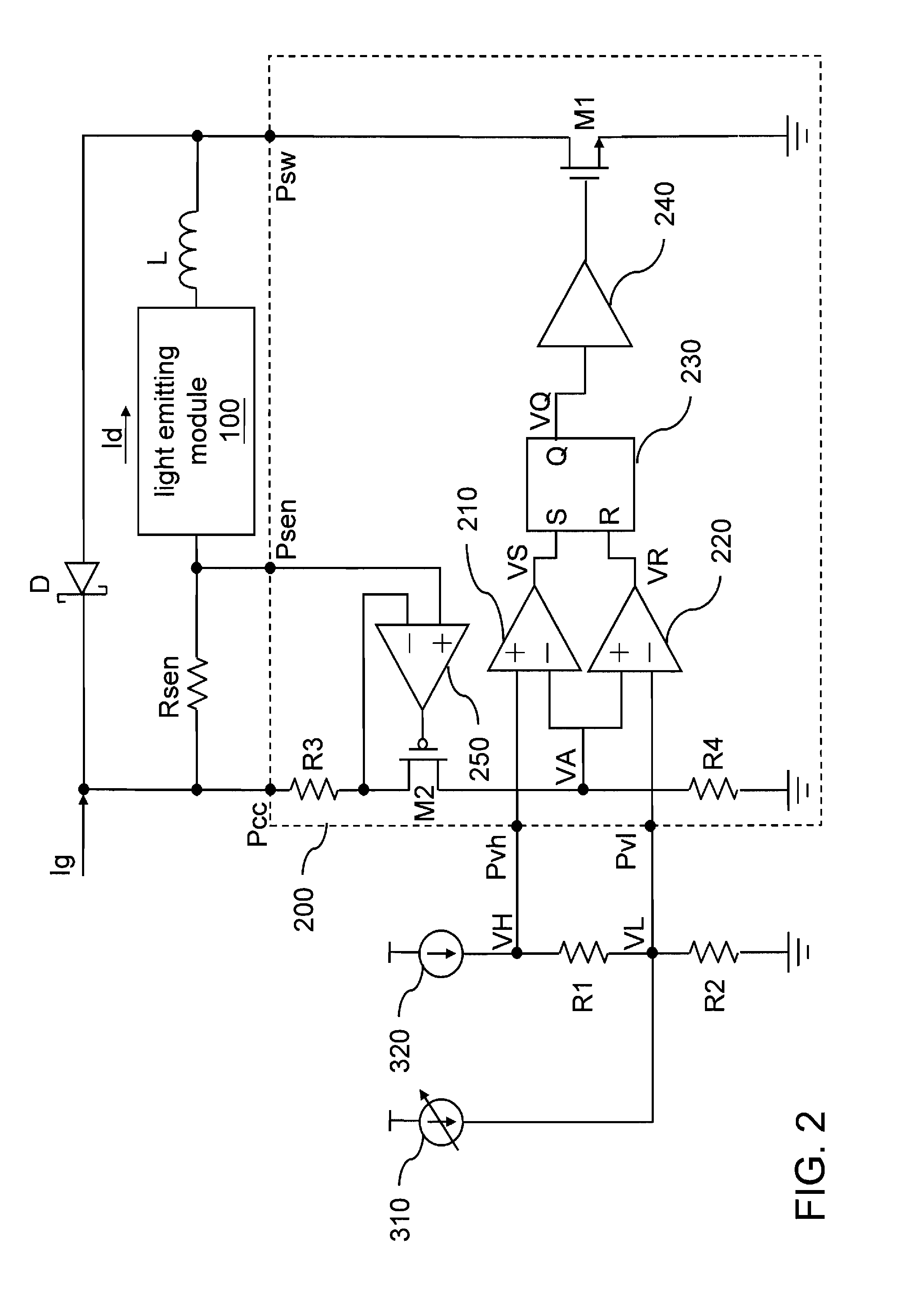 Fixed frequency dimming method and fixed frequency dimming circuit for light emitting module