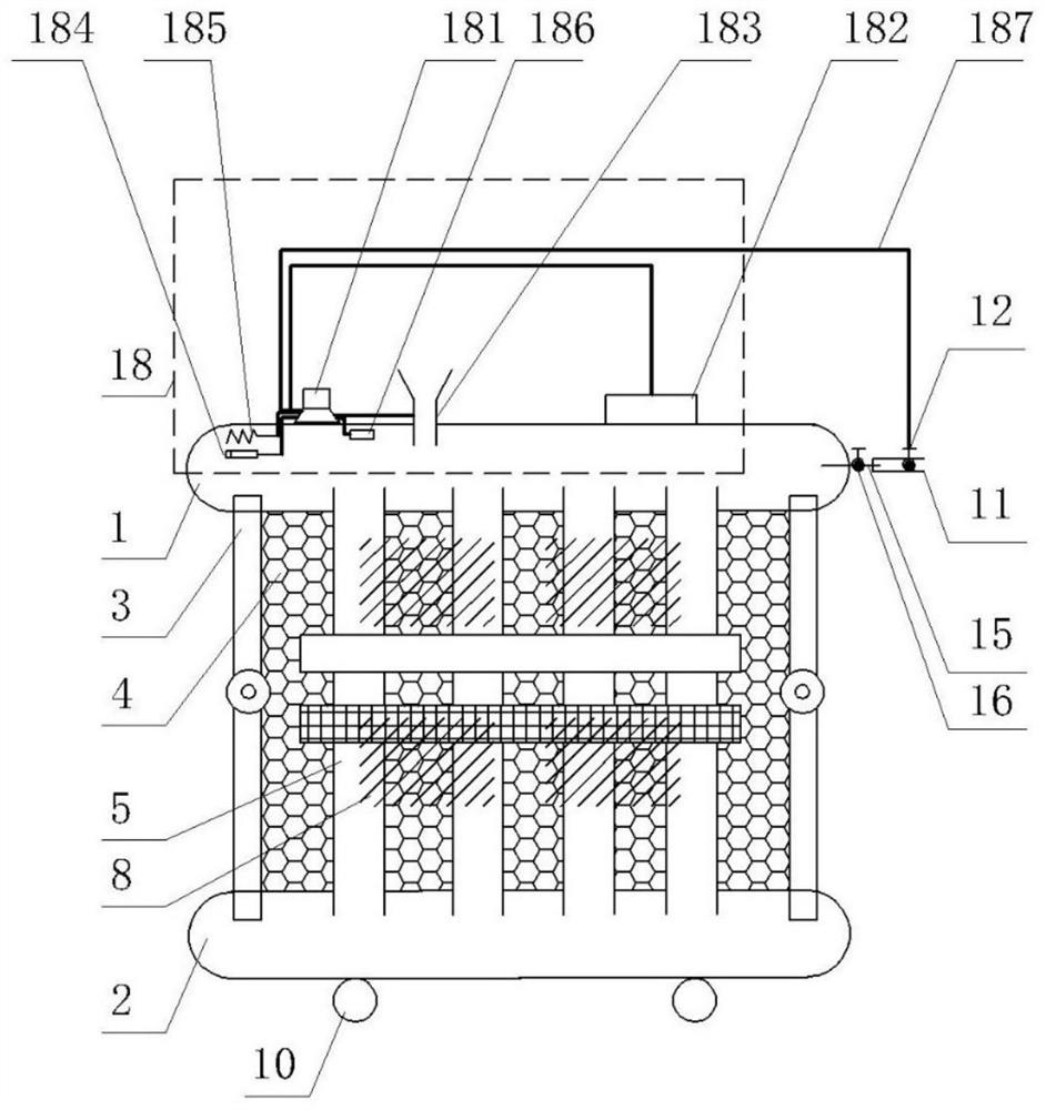 A foldable and mobile energy storage type local heating device