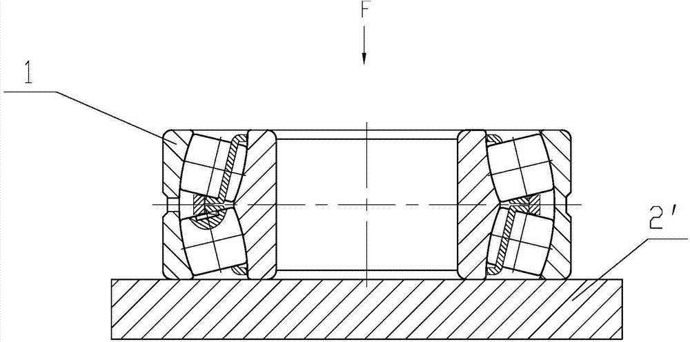 Reinforced type aligning roller bearing rotary repairing tool and method