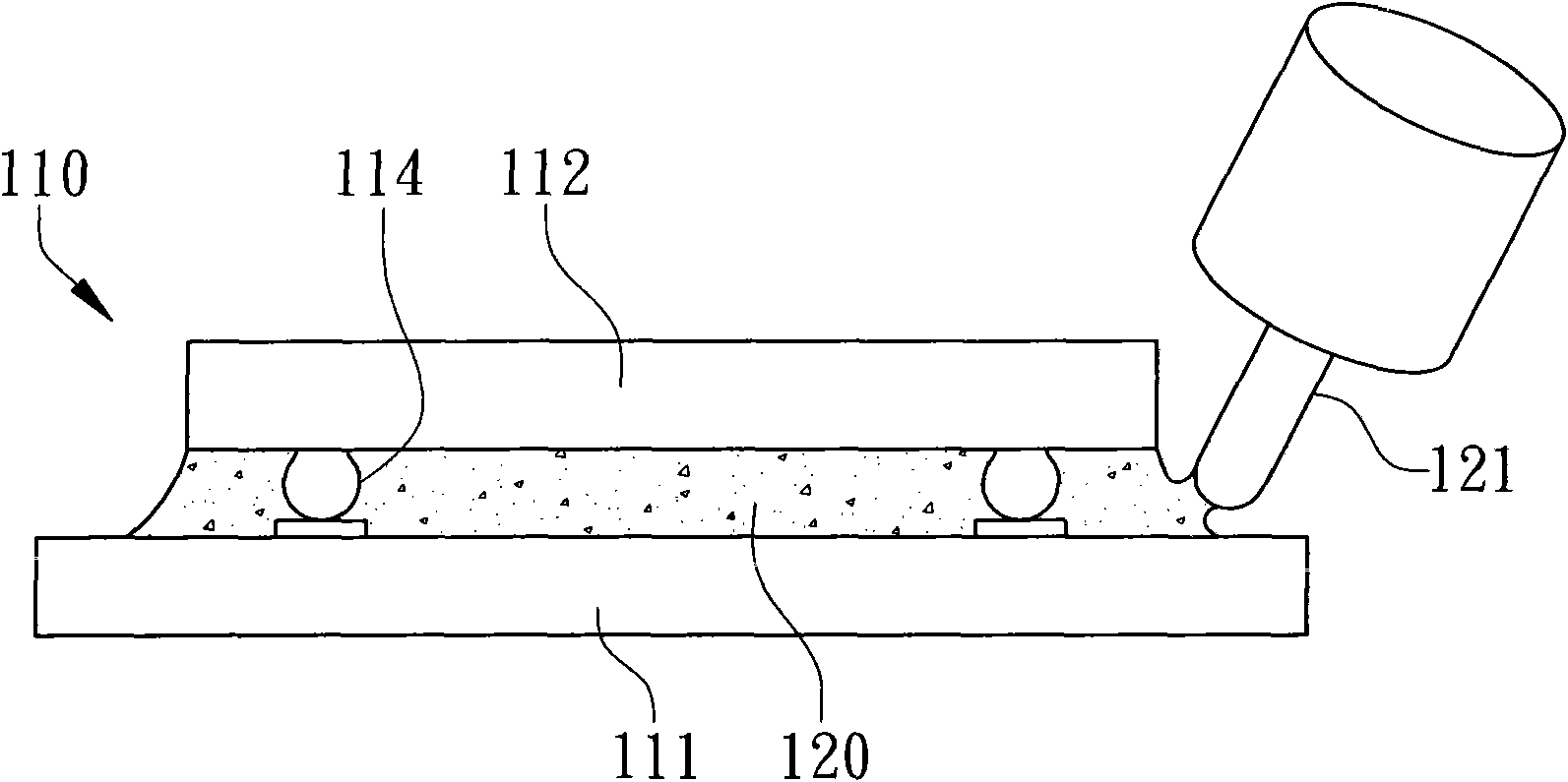 Method and structure for filling clearances among stacked multi-layer wafers