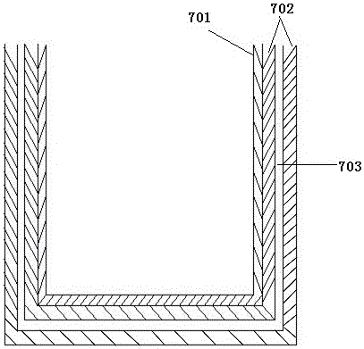 Aluminum melting holding furnace for gas crucible