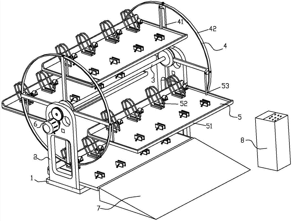 Stereoscopic bicycle parking garage